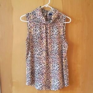 Apt 9 sleeveless rainbow leopard shirt